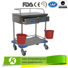 Tratamento Médico de Metal Trolley Hospital (CE / FDA / ISO)